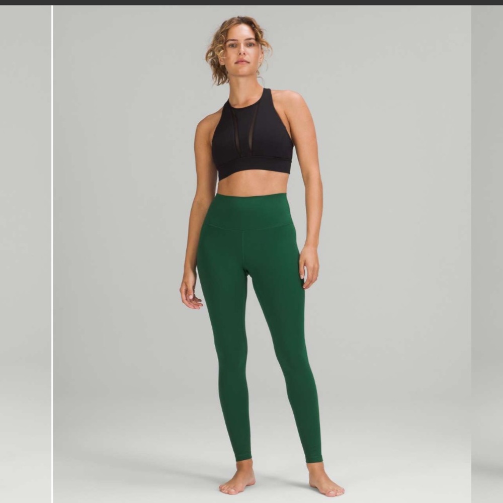 NWT 🍋 Lululemon Everglades Green Align High Rise Pant 28” Size 2